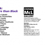 Dark, More than Black 2014